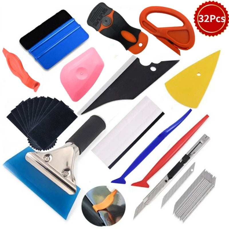 Car Vinyl and Tint Installation Tools Kit