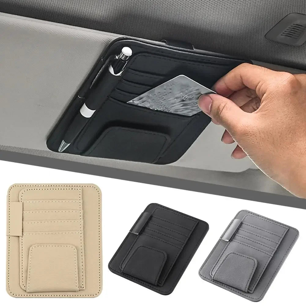 Card Organizer for Sun Visor