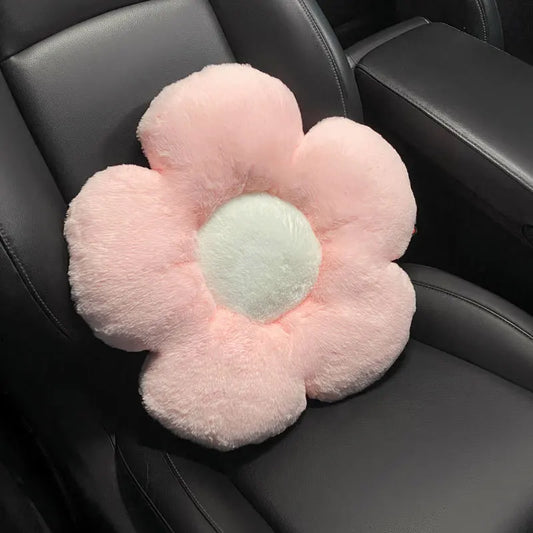 Pink Flower Headrest Pillow