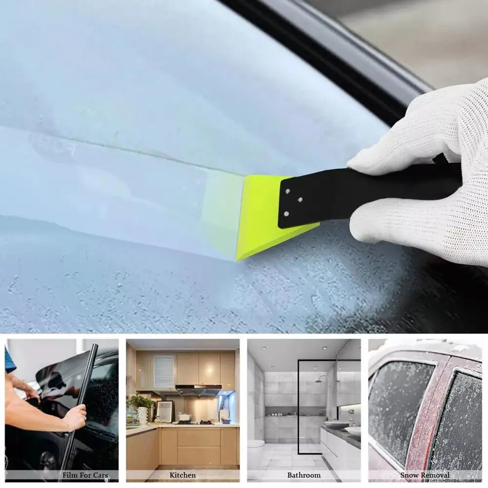 Rubber Scraper Squeegee