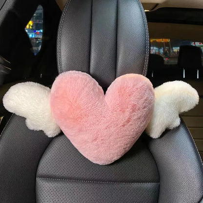 Pink Heart Neck Pillow